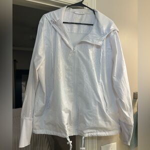ZYIA Bomber Jacket (white - animal print)